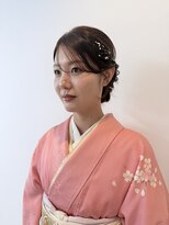 エルガ バイ コバルト(LGA by cobalt) 結婚式・和装ヘア|上品シンプルシニヨン