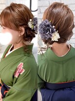 ディティカ ティア(Dityca tia) 後毛ゆるっとサイドシニヨン