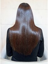 メゾンe.m.a(MAISON e.m.a)&nbsp;髪質改善トリートメント◎ストレートココアブラウン春カラー
