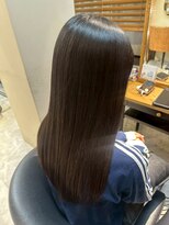 ヘアリゾート粋 トゥジュ 池袋東口店(tujuh)&nbsp;透明感カラー/シアーブラウン/ストレートヘア