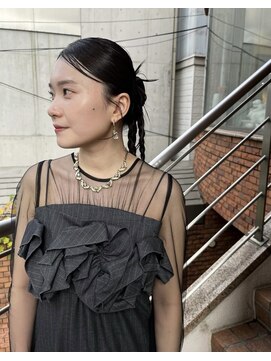 スロウ 代官山(Sraw) お呼ばれヘアセット　カチモリアレンジ　タイトアレンジ