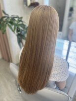 ユニック コウベ(unique KOBE)&nbsp;髪質改善カラー×髪質改善×ダブルカラー×ハイトーン×ベージュ