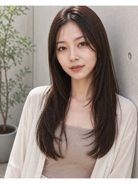 テーラヘアー 葛西店(TELA HAIR) 【ナチュラルストレート×艶ブラウン】