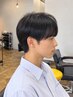 【FIRST】自然に整うメンズ縮毛矯正＋似合わせカット￥１５０００(襟足なし）