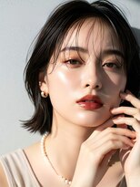 ミヤ(38) 自然な丸みの黒髪ボブ