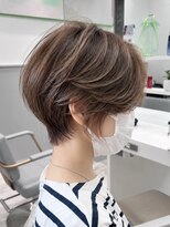 アッシュ 横浜西口店(Ash)&nbsp;横浜ショートヘア白髪ぼかしハイライト