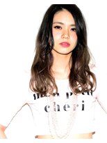 ヘアサロン ガリカ 表参道(hair salon Gallica)&nbsp;ハイグラデーション × ルーズ 無造作 semi-long スタイル☆