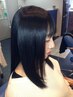 【人気コース☆長さ一律】縮毛矯正＋カット＋トリートメント20500→14990