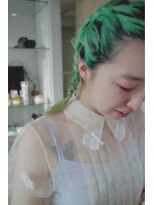 ランド(LAND)&nbsp;ロンドンストリートコットンキャンディーグリーン