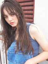 コス(kos) ユルっとした無造作ウェーブ*セピアアッシュ