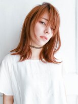 モカ ヘアーデザイン(moca HAIR DESIGN)&nbsp;セミディの外ハネボブ