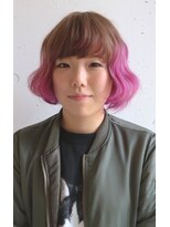 クリーン ヘアデザイン(CLLN hair Design)&nbsp;【CLLN】ミルクティベージュ×コットンピンク