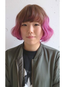 クリーン ヘアデザイン(CLLN hair Design) 【CLLN】ミルクティベージュ×コットンピンク