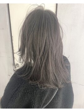 ヘアーアンドアトリエ マール(Hair&Atelier Marl) 【Marl】グレージュブラウンの無造作セミディ♪