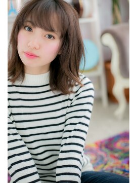 ヘアアンドビューティー ミック(Hair & Beauty miq) くせ毛風カールのラフミディb