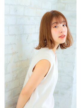 ジョエミバイアンアミ(joemi by Un ami) 【joemi 新宿】無造作カールボブディ◇インナーカラー 近江