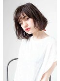 【FERIA/天王寺】イルミナグレージュ×斜めバングクラシカルボブ