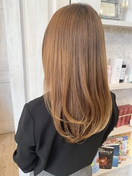 キャアリー(Caary) 福山市美容室Caary ナチュラルつやつやストレート♪♪