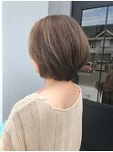 【kukka 楠　留美】大人女性のボブ×白髪ぼかしのハイライト