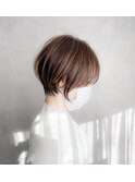 ひし形ショート【赤荻】