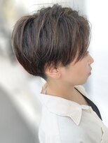ヘアーエポック(hair epoque)&nbsp;20代30代40代小顔ハンサムショートアッシュブラウン