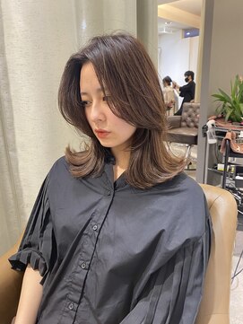 ミント 鳳(Mint.) 20代 30代 40代 モテ髪 アースカラー オリーブベージュ