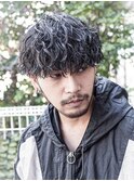 ニュアンスパーマ/フェザーパーマ/シャドーパーマ[メンズ/眉毛]