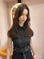 ボタン シブヤ(VOTAN SHIBUYA)&nbsp;韓国ヘア/顔まわりレイヤーカット/レイヤーカット/前髪なし