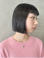 イデア(idea) 【ストレートボブ×オン眉】ヘアスナップ・山下