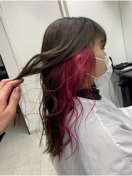 アイズ 渋沢(AIZU) インナーカラー/ブリーチ/ケアブリーチ