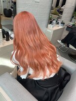 ステア ケース(stair case)&nbsp;ピンクオレンジベージュハイトーンカラー髪質改善トリートメント