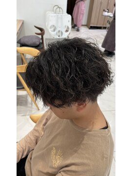アッシュ 下丸子店(Ash) センターパート×波巻きスパイラルパーマ