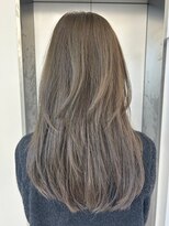 ビューナゴヤ 名駅(VIEW NAGOYA)&nbsp;ハッシュカット/韓国レイヤー/ブリーチ無し/オリーブグレージュ