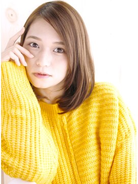 ロメオ (ROMEO) かき上げバングのミディアムカール『ＲＯＭＥＯ八王子』