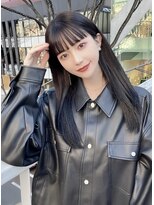 アフロート ディル(AFLOAT D'L) ワイドバングレイヤーカット似合わせカットメルティカラー