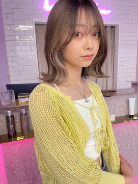 ロンド レア 天神大名店(Lond Le’a) 髪質改善グレージュカラー似合わせカットフェミニンロング