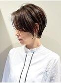 大人ショートヘア/ハイライトカラー/イルミナカラー【国分寺】