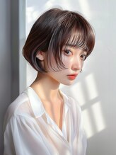 ハツ 橋本(HATSU) ショートボブ×小顔レイヤー