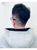爽やか刈り上げ/くせ毛を活かしたソフトモヒカン