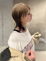 ニール(nier) ルーツカラー似合せカットウルフカットブリーチカラー広島美容院