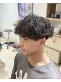 波巻きスパイラルパーマ