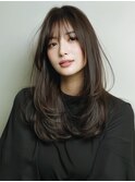 ☆ホワイトグレージュミニウルフデジタルパーマチェリーブラウン
