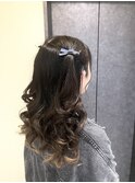 おでかけデートに！ツインハーフアップ★簡単カジュアルアレンジ