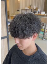 エッジ(EDGE)&nbsp;大分メンズ刈り上げマッシュ波巻きスパイラルパーマスタイル