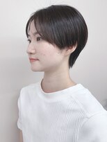 モリオ(morio)&nbsp;＊前髪なしハンサムショート前下がりショートセンターパート