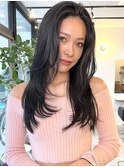 美髪ロングレイヤー