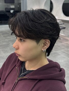 ジーニー 千葉(GENiE) ウルフ/センターパート/カルマパーマ/ニュアンスパーマ/古荘竜生