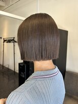 ヴィオラカラー(VIOLLA COLOR) オリーブベージュ×ボブ/小倉