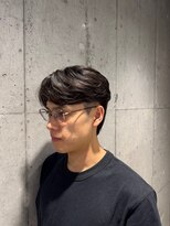 エリマ 武蔵小杉(elima) 自然な毛流れでラフにキマるセンターパート×ニュアンスパーマ