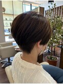 アンブレラカラー ショートボブ